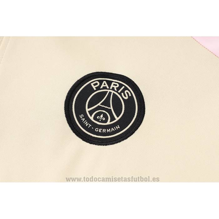 Chandal de Sudadera del Paris Saint-Germain Jordan Nino 2024-2025 Amarillo